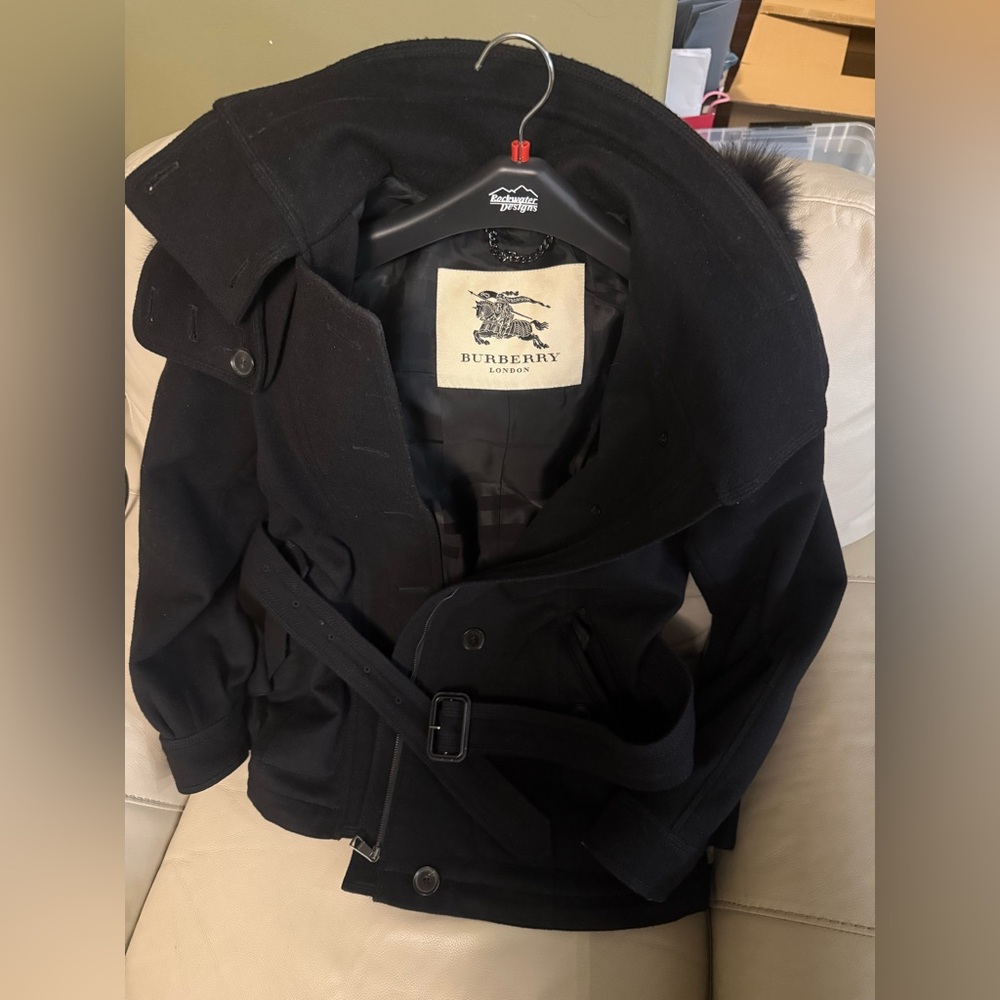 Burberry Black Trench Coat